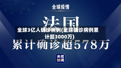 全球3亿人确诊病例(全球确诊病例累计超3000万)