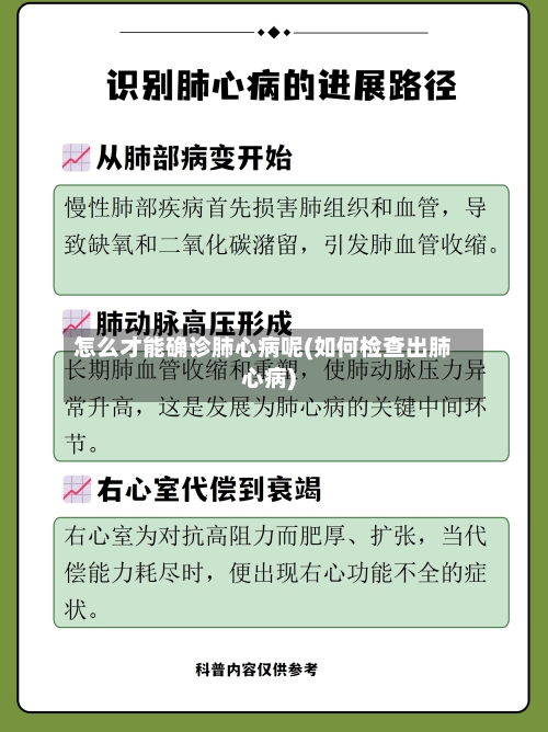 怎么才能确诊肺心病呢(如何检查出肺心病)