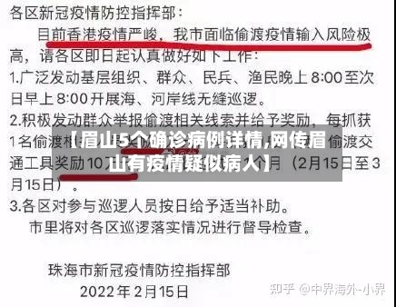 【眉山5个确诊病例详情,网传眉山有疫情疑似病人】-第3张图片