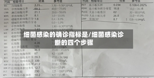 细菌感染的确诊指标是/细菌感染诊断的四个步骤-第2张图片