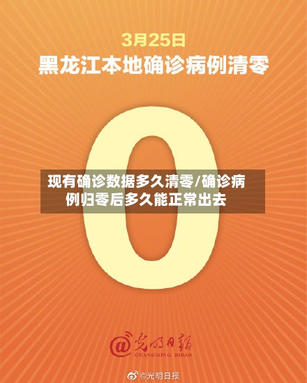 现有确诊数据多久清零/确诊病例归零后多久能正常出去-第3张图片