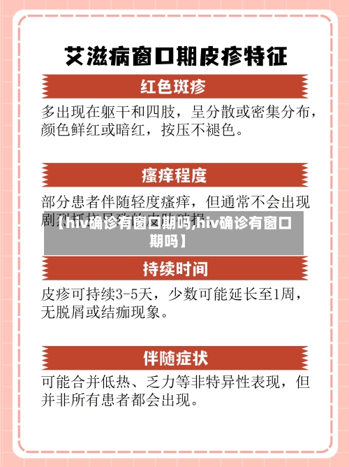 【hiv确诊有窗口期吗,hiv确诊有窗口期吗】-第2张图片