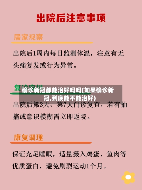 确诊新冠都能治好吗吗(如果确诊新冠,到底能不能治好)-第2张图片