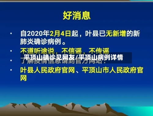 平顶山确诊见网友/平顶山病例详情