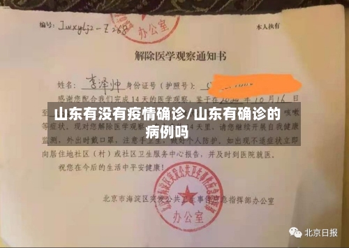 山东有没有疫情确诊/山东有确诊的病例吗