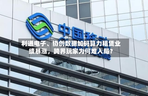 利通电子、协创数据加码算力租赁业绩暴涨，跨界玩家为何难入局？-第3张图片