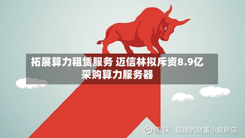 拓展算力租赁服务 迈信林拟斥资8.9亿采购算力服务器