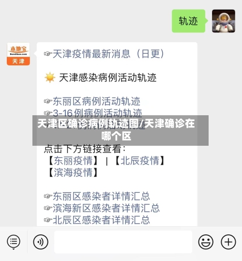 天津区确诊病例轨迹图/天津确诊在哪个区