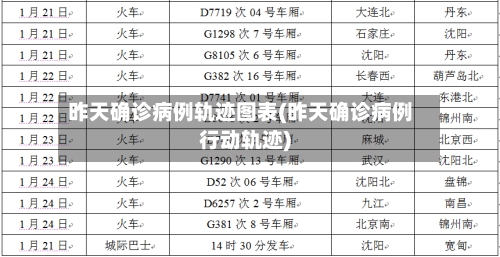 昨天确诊病例轨迹图表(昨天确诊病例行动轨迹)-第2张图片