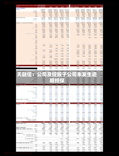 天融信：公司及控股子公司未发生逾期担保-第3张图片