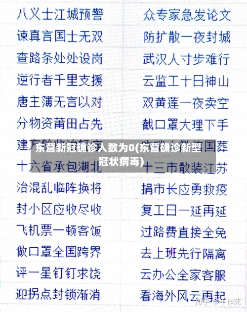 东营新冠确诊人数为0(东营确诊新型冠状病毒)-第2张图片