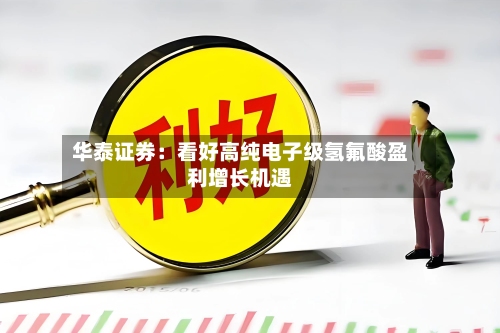 华泰证券：看好高纯电子级氢氟酸盈利增长机遇