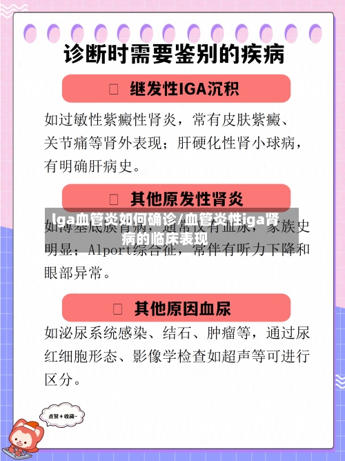 lga血管炎如何确诊/血管炎性iga肾病的临床表现-第3张图片
