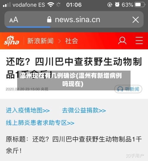 温州现在有几例确诊(温州有新增病例吗现在)-第2张图片