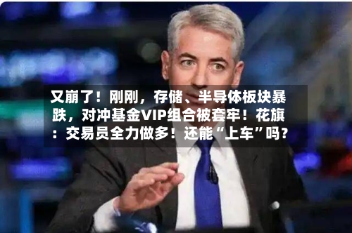 又崩了！刚刚，存储、半导体板块暴跌	，对冲基金VIP组合被套牢！花旗：交易员全力做多！还能“上车”吗？-第2张图片