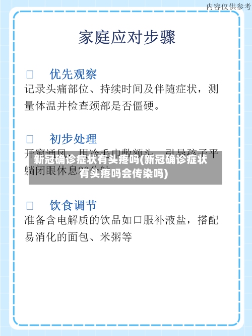 新冠确诊症状有头疼吗(新冠确诊症状有头疼吗会传染吗)-第2张图片