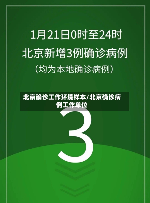 北京确诊工作环境样本/北京确诊病例工作单位-第2张图片