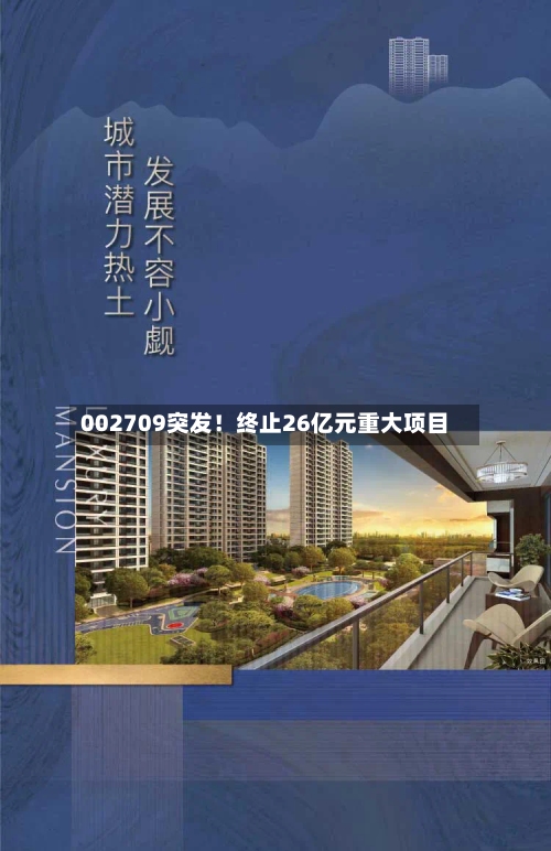 002709突发!终止26亿元重大项目-第2张图片
