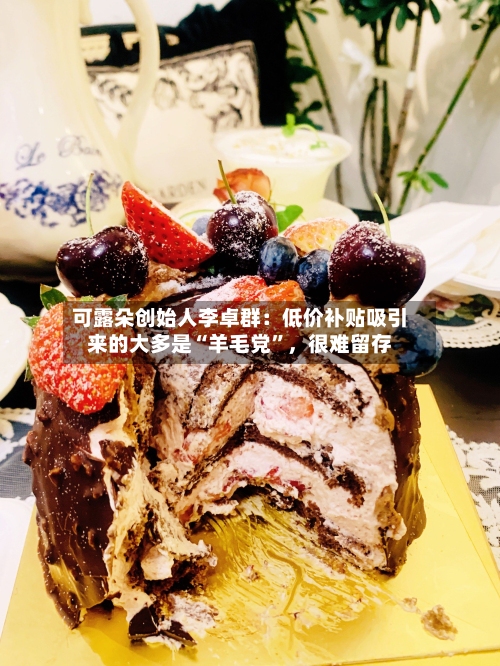 可露朵创始人李卓群：低价补贴吸引来的大多是“羊毛党	”，很难留存-第3张图片
