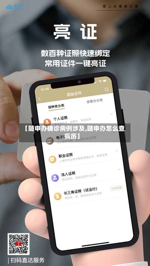 【随申办确诊病例涉及,随申办怎么查病历】
