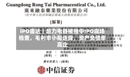 IPO雷达｜超力电器被抽中IPO现场检查	，毛利率小幅连降，资产负债率高企-第3张图片