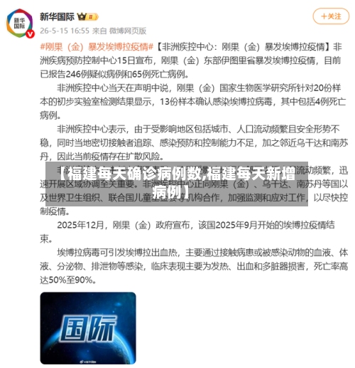 【福建每天确诊病例数,福建每天新增病例】-第2张图片