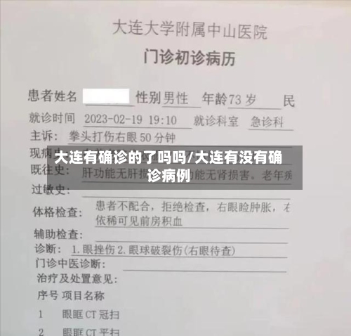 大连有确诊的了吗吗/大连有没有确诊病例