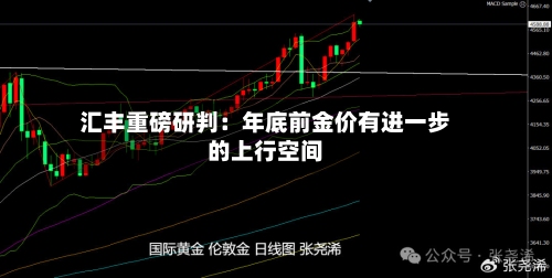 汇丰重磅研判：年底前金价有进一步的上行空间-第1张图片