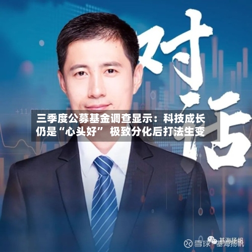 三季度公募基金调查显示：科技成长仍是“心头好”  极致分化后打法生变-第2张图片