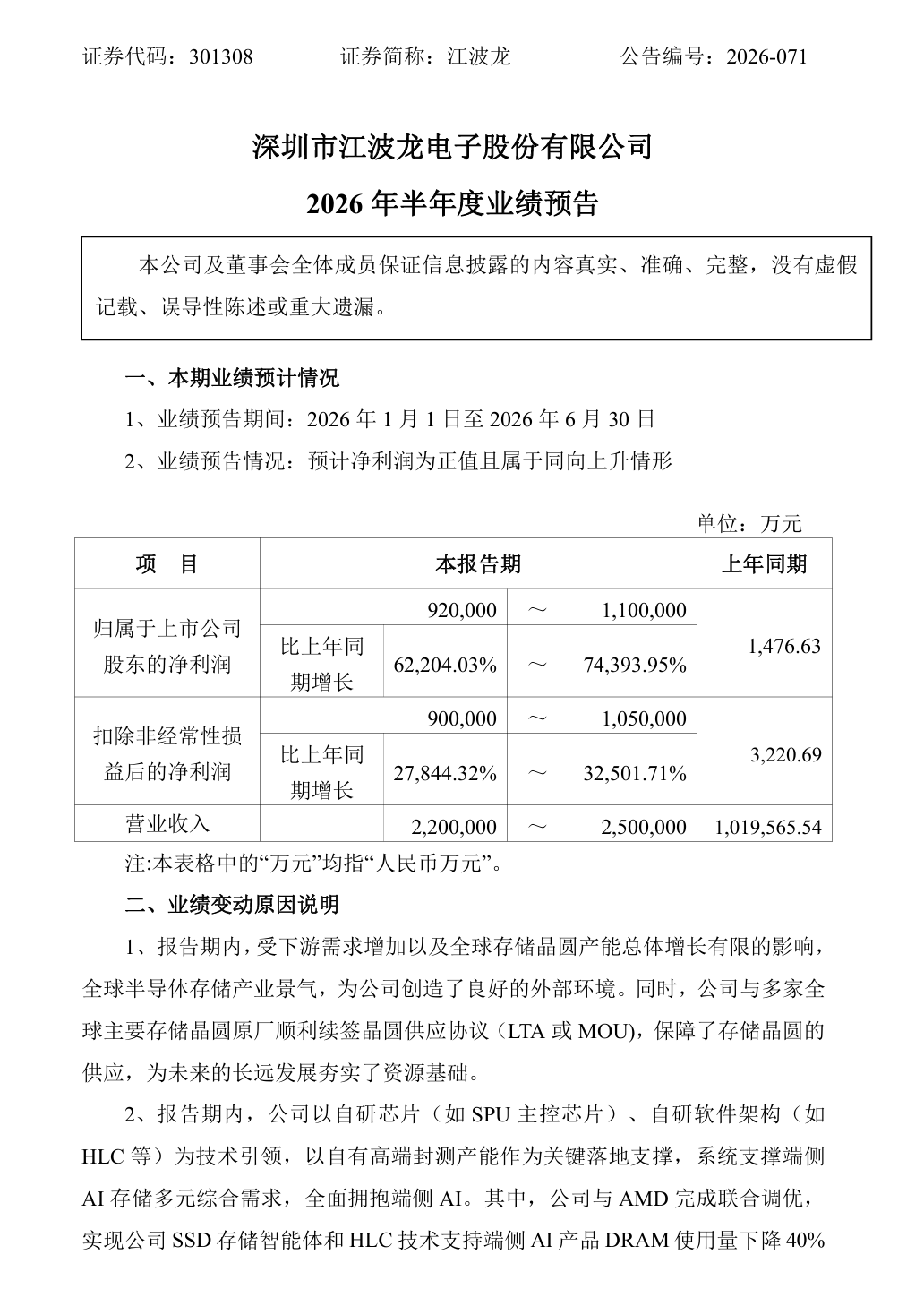净利暴增623倍！说存储成为老登的	，要啪啪打脸了